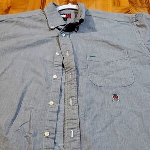Vintage 2002 TOMMY HILFIGER long sleeve button down shirt flawless